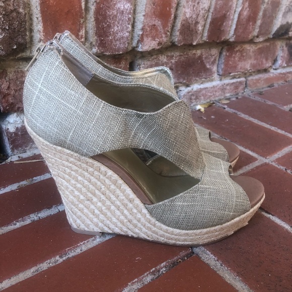 Seychelles Rope Peep Toe Wedges NWOT - Picture 3 of 5